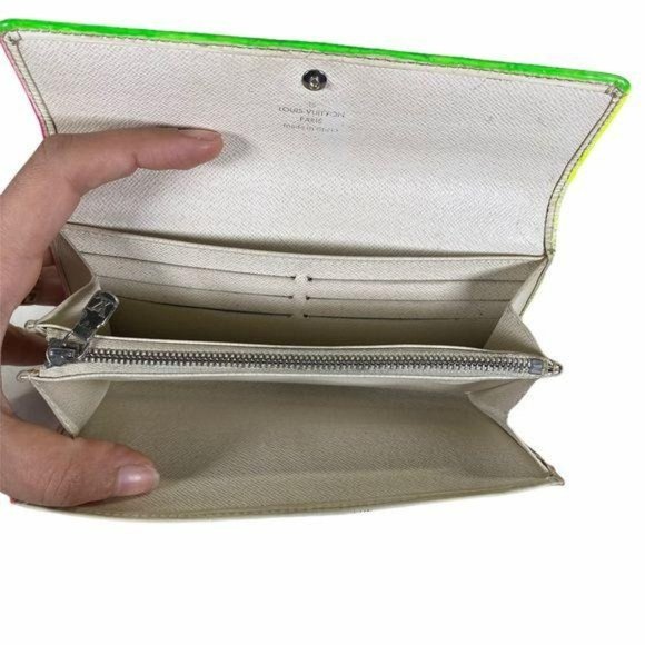 Authentic Louis Vuitton Wallet Long Portefeiulle Sarah Epi LV Vintage - Picture 7 of 10